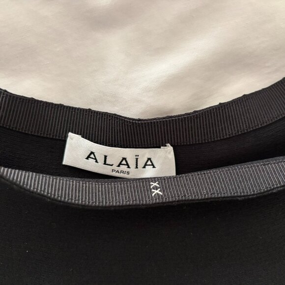 ALAIA:  Vienne Mini Skirt Black - size 36 , worn twice - Picture 9 of 9